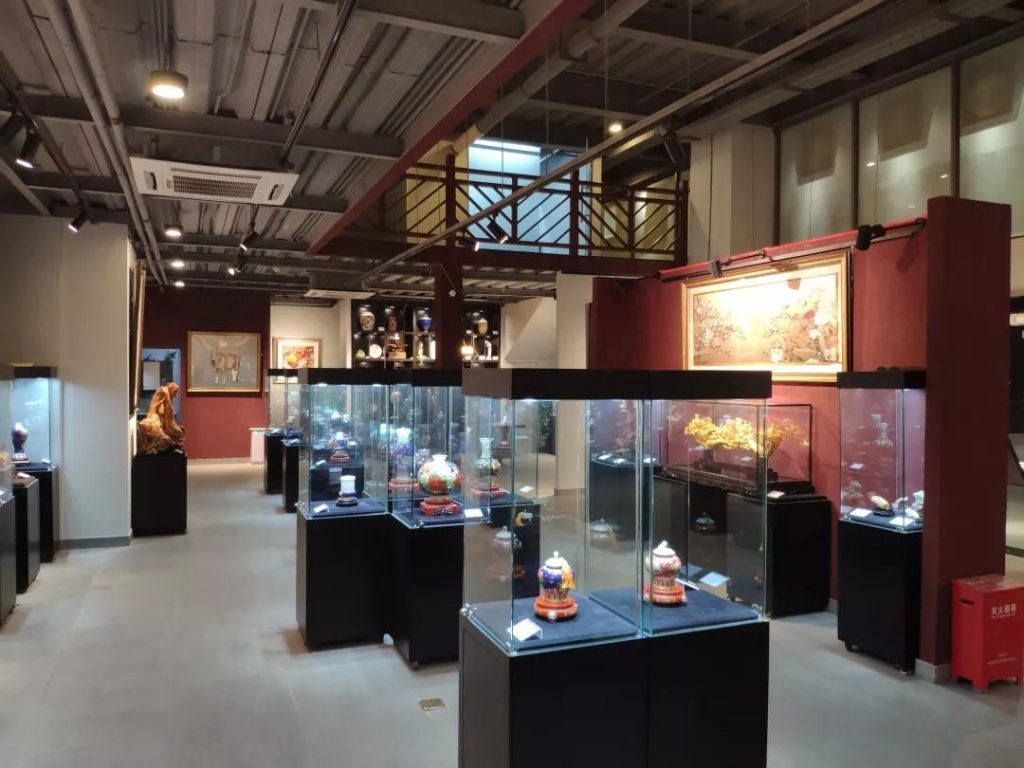 巖星建設|廣東嶺南工藝美術(shù)館工程設計插圖(3) 大廳
